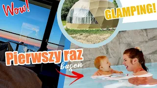 Pierwszy raz w basenie HOTEL nad samym morzem i GLAMPING! #185