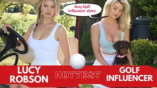 Lucy Robson | Hottest Golf Influencer and her success story #golf #golfswing