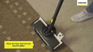 How do I use my carpet glider attachment on my Kärcher Steam Cleaner? | Kärcher UK