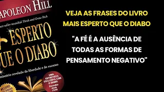 Frases Sábias do livro Mais Esperto que o Diabo de Napoleon HIll