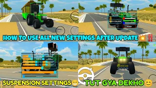 How to use all settings with Johndeere in Indian vehicles simulator 3d💥|Indian tractor game🔥