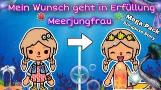 🧜‍♀️ MEIN WUNSCH MEERJUNGFRAU ZU SEIN GEHT IN ERFÜLLUNG | MEGA PACK  | TOCA BOCA STORY DEUTSCH