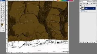 Advanced TUTORIAL ON  BG PAINTING JUNGLE BOOK STYLE part - I