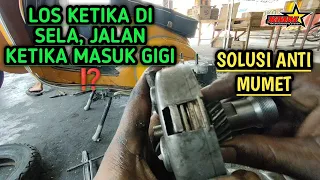 PENYEBAB KOPLING VESPA JALAN KETIKA MASUK GIGI DAN LOS KETIKA DISELA ATAU ENGKOL ‼️