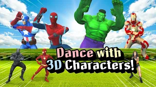 Dance with the superheroes! Avengers Break Dance and B-boying! Draw a superhero picture | Toyon tube