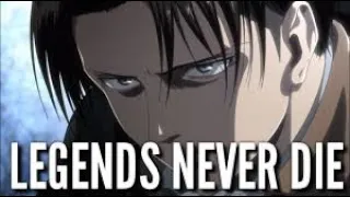 Attack On Titan AMV - Legends Never Die (Levi)