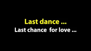 Karaoke "Last Dance"