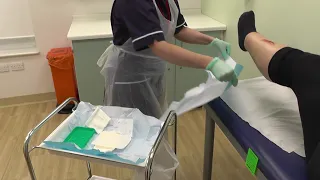 Aseptic technique in a clinical setting (ANTT)