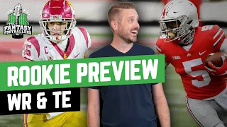 Fantasy Football 2022 - WR & TE Rookie Preview + Best Landing Spots - Ep. 1220