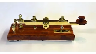 Making of a CW Morse Code Straight Key "The Titan"