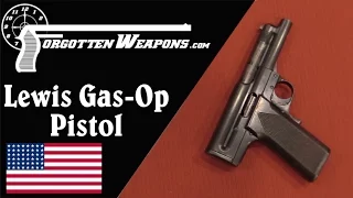 Lewis Gas Operated Prototype Pistol