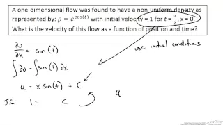 Differential Form of Continuity Equation
