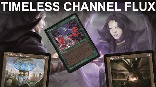 DON'T CHANGE THE CHANNEL! Arena Timeless Channel Aetherflux Combo. Black Beseech Artifact Storm MTG