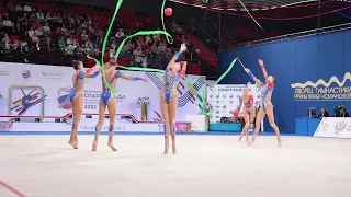 Russian national group 2   3 ribbons 2 balls  Spartakiad 2022