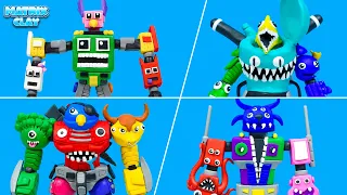 DIY: NEW Transformation Garten of Banban 4 & Rainbow Friend 2 Robot With Clay | Matrix Clay