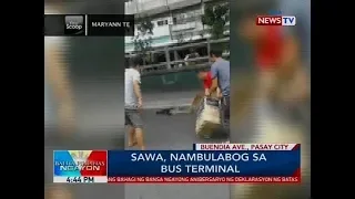 Sawa, nambulabog sa bus terminal