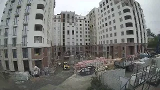 Timelapse of the construction of an apartment building.  Two years in ten minutes.