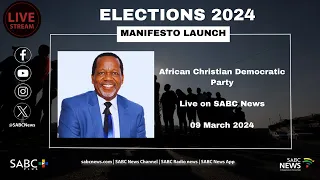 ACDP launches its elections 2024 manifesto