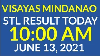 10am STL Result Today 10AM Draw (SUNDAY) JUNE 13, 2021 STL Mindanao STL Visayas Result LIVE