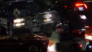 Street Cars Take Over Dallas Highways!!! (2JZ Swapped 300ZX, Turbo Blazer, King V, YSI C6)