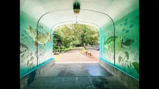 Ohio River Mural in Tunnel