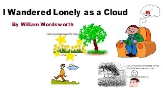 I Wandered Lonely as a Cloud by William Wordsworth (Daffodils Poem) in ANIMATION
