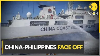 Philippine and Chinese coast guard ships come within meter of colliding | WION