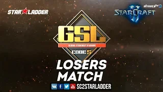 2018 GSL Season 3 Ro16, Group C, Losers Match: Leenock (Z) vs herO (P)