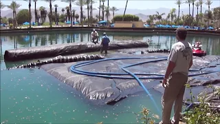 16ft AquaDam, Installation and Removal, Desert Springs by JW Marriott, Palm Desert, CA 2012