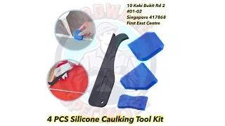 Silicone Caulking Tool Kit - How To Caulk Like A Pro