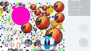 agario mobile ソロで過密鯖に凸る！