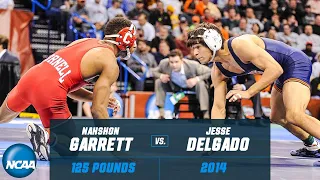 Jesse Delgado vs. Nahshon Garrett: 2014 NCAA title match at 125 pounds