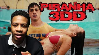 WHAT IS THIS LOL ?! First Time Watching PIRANHA 3DD (2012) Movie Reaction