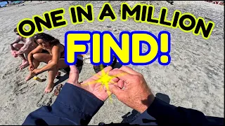 Beach Metal Detecting: ONCE IN A LIFETIME AMAZING Find!