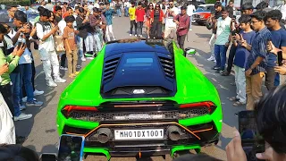 NEW LAMBORGHINI HURACAN PUBLIC REACTIONS INDIA🇮🇳