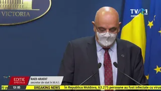 Ediţie specială TVR1 ora 13:00 - Bilanţ cazuri coronavirus 14 octombrie: peste 4000 de cazuri