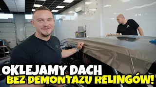 JAK OKLEIĆ DACH FOLIĄ 3M SERII 2080 BEZ DEMONTAŻU REKINKA I RELINGÓW?