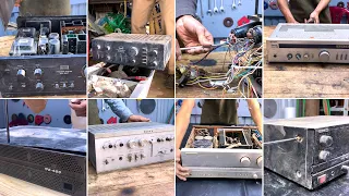Guide to Repairing and Restoring Amplifiers From all Brands // Restore a Glory Past Time