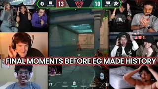 Streamers React To Final Moment Of EG Winning Champions 2023
