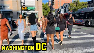 Sunday in Washington DC , Stroll in 4K, 14 streets, U street, USA 🇺🇸