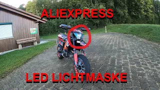 LED LICHTMASKE / ALIEXPRESS / KTM SMCR / EXC
