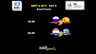 FINA WORLD WOMEN'S JUNIOR WATER POLO CHAMPIONSHIPS 2017 - DAY 6 - SEMIFINALS 8/9/2017