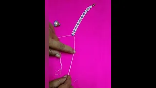 Simple Pearls Necklace making