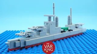 LEGO Tutorial HMS Prince of Wales Battleship