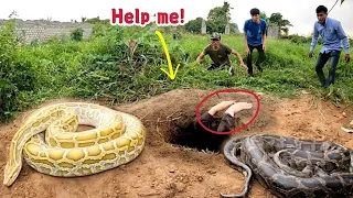 Follow the Footprints of the World Biggest Snakes Attacks People | Mike Vlogs