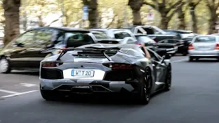 Supercars in Düsseldorf - Aventador S, 488 Spider & Lots of AMG'S!