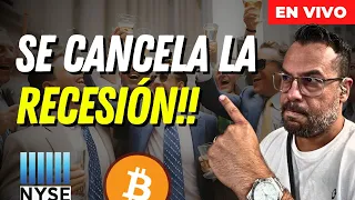 SE CANCELA LA RECESIÓN - DATOS DE INFLACIÓN - ANÁLISIS DE BITCOIN Y BOLSA 15-MAY-2024