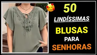 Blusas Femininas Modernas para Senhoras | Crie Looks Incríveis com Essas Blusas | Dicas de Moda ❤️