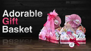 Adorable Gift Basket and Packaging Ideas for a Baby Girl's Delight | DIY Gift Basket