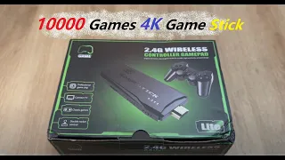 Game Stick 4K - 10000 Retro Games Test - Unboxing - Spiderman - Super Mario